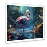 Flamingo pink Paradise - Flamingo Large Canvas Wall Art