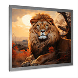 Sun Kissed Lion Majesty - Lion Wall Decor