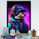 DJ Penguin Wild nightlife - Penguin Bedroom Wall Art