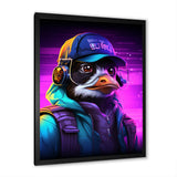 DJ Penguin Wild nightlife - Penguin Bedroom Wall Art