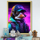 DJ Penguin Wild nightlife - Penguin Bedroom Wall Art