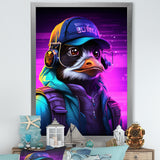 DJ Penguin Wild nightlife - Penguin Bedroom Wall Art