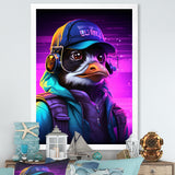 DJ Penguin Wild nightlife - Penguin Bedroom Wall Art