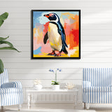 Penguin parade charm - Penguin Wall Decor