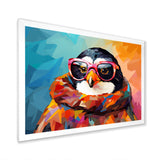 Pop art Penguin with sunglasses - Penguin Wall Art Prints