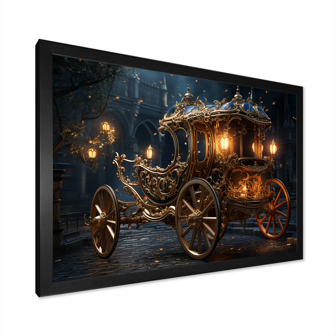 Vintage old American Cart I - Old American Cart Canvas Wall Art
