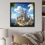 Princess Magical Castle dreams III - Architecture Canvas Wall Art