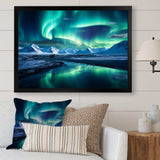 Icelandic Borealis Winter s Aurora II - Landscapes Canvas Wall Art