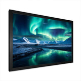 Icelandic Borealis Winter s Aurora II - Landscapes Canvas Wall Art