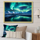 Icelandic Borealis Winter s Aurora II - Landscapes Canvas Wall Art