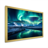 Icelandic Borealis Winter s Aurora II - Landscapes Canvas Wall Art