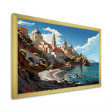 Italian coastal village  II - Landscapes Canvas Wall Art