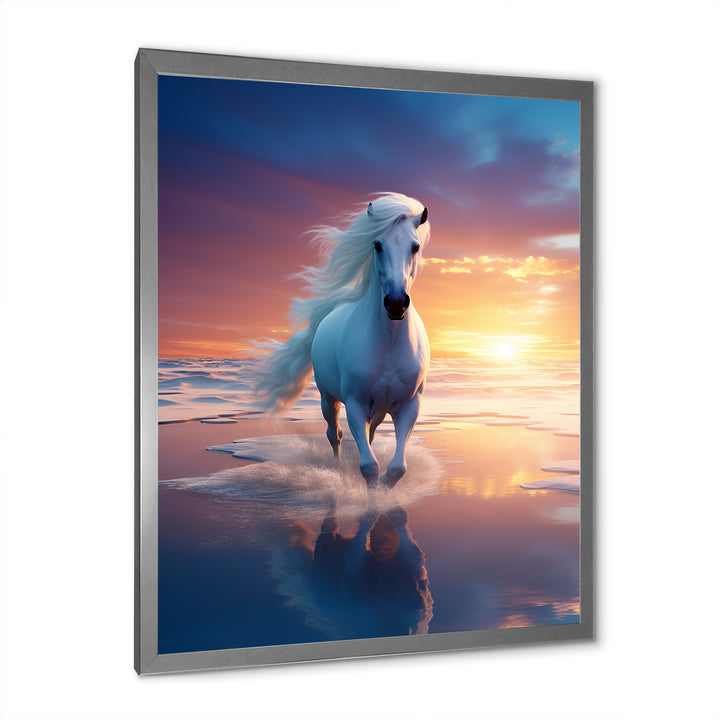 Coastal Horse Majesty Portrait - Horse Wall Decor