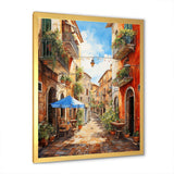 Italian village Essence 1 - Landscapes Canvas Wall Art