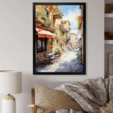 Italian village Essence 2 - Landscapes Canvas Wall Art