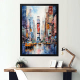 Times Square New York Cityscape IV - Cityscapes Canvas Wall Art