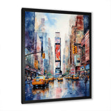 Times Square New York Cityscape IV - Cityscapes Canvas Wall Art