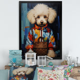 Glam Dog with fashion brand - Dog Home Decor Art