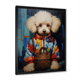 Glam Dog with fashion brand - Dog Home Decor Art