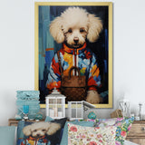 Glam Dog with fashion brand - Dog Home Decor Art