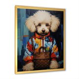 Glam Dog with fashion brand - Dog Home Decor Art