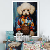 Glam Dog with fashion brand - Dog Home Decor Art