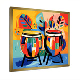 Mexican Drums music instruments IV - Food & Beverage Canvas Wall Art