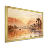 Ancient Egyptian river landscape - Landscapes Canvas Wall Art