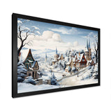 Frost Holiday Christmas Village II - Landscapes Canvas Wall Art