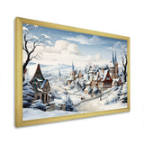 Frost Holiday Christmas Village II - Landscapes Canvas Wall Art