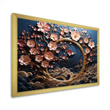 Purple and Blue Golden Orchid Tree Garden Of Branches IV - Landscapes Canvas Wall Art