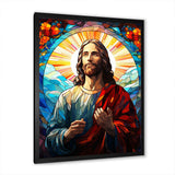 Christianism Jesus Christ Portrait - Spiritual Canvas Wall Art