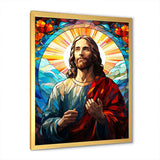 Christianism Jesus Christ Portrait - Spiritual Canvas Wall Art