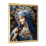 Radiant Religious Devotion of Mary I - Spiritual Canvas Wall Art