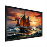 Pirate boat Spanish Legacy I - Boat Sailing Canvas Wall Art