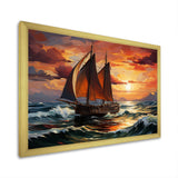 Pirate boat Spanish Legacy I - Boat Sailing Canvas Wall Art