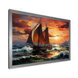 Pirate boat Spanish Legacy I - Boat Sailing Canvas Wall Art