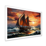 Pirate boat Spanish Legacy I - Boat Sailing Canvas Wall Art