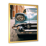 Vintage Cuban car photography I - Car Old American Canvas Wall Art