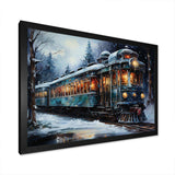 Christmas Train Journey III - Performing Arts Canvas Wall Art