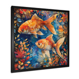 Orange blue Aquariums Oceanic Wonders fish - Fish Wall Decor