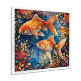 Orange blue Aquariums Oceanic Wonders fish - Fish Wall Decor
