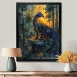Darkness and Mystic Forest Dragon - Dragons Bedroom Wall Art
