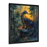 Darkness and Mystic Forest Dragon - Dragons Bedroom Wall Art