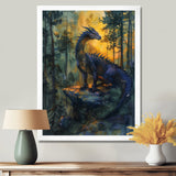 Darkness and Mystic Forest Dragon - Dragons Bedroom Wall Art