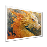 Treasured Scales Dragon collage - Dragons Canvas Wall Art