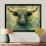 Golden green Taurus zodiac Treasures - Green Taurus Wall Art