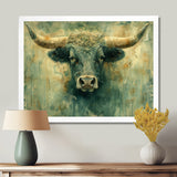 Golden green Taurus zodiac Treasures - Green Taurus Wall Art