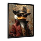 Scrooge Duck As Scarface Luxury Gangster - Duck Wall Art Prints