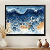 Coastal Reef In Blue And Orange Tones - Coral Wall Decor